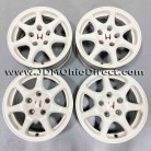 JDM EK9 Civic Type R White 5 Lug Wheels